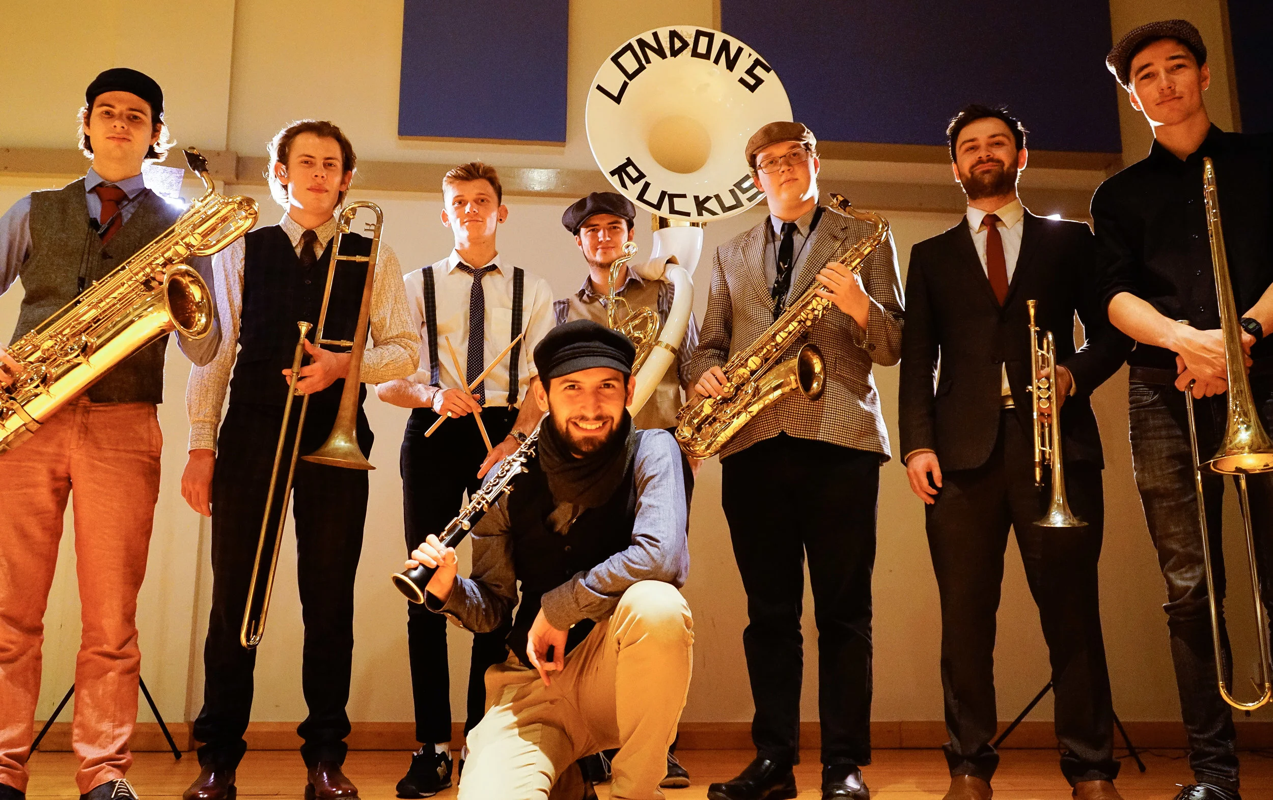 London's Ruckus brass band